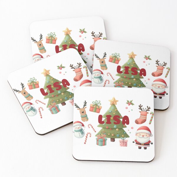 Item preview, Christmas Name Lisa - personalized designed and sold by karolinahinc.