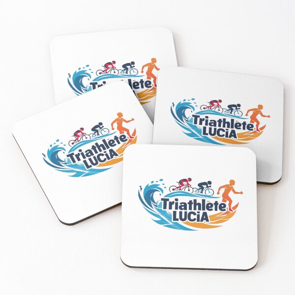 Item preview, Dynamic Triathlete Lucia - Swim, Bike, Run designed and sold by Triathlongram.