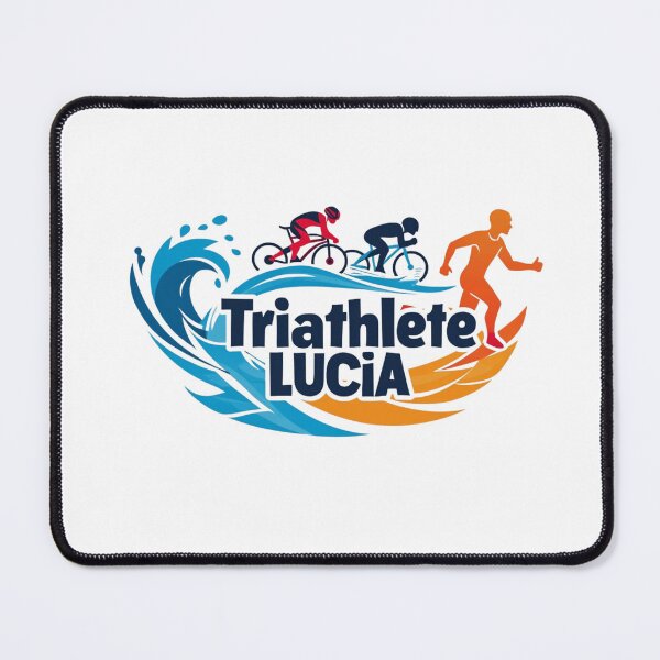Item preview, Dynamic Triathlete Lucia - Swim, Bike, Run designed and sold by Triathlongram.