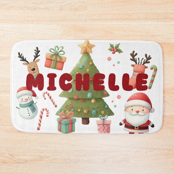 Artikelvorschau, Weihnachtsname Michelle - personalisiert entworfen und verkauft von karolinahinc.