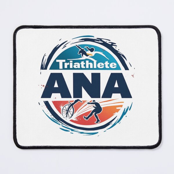 Item preview, Dynamic Triathlete Ana - Swim, Bike, Run designed and sold by Triathlongram.