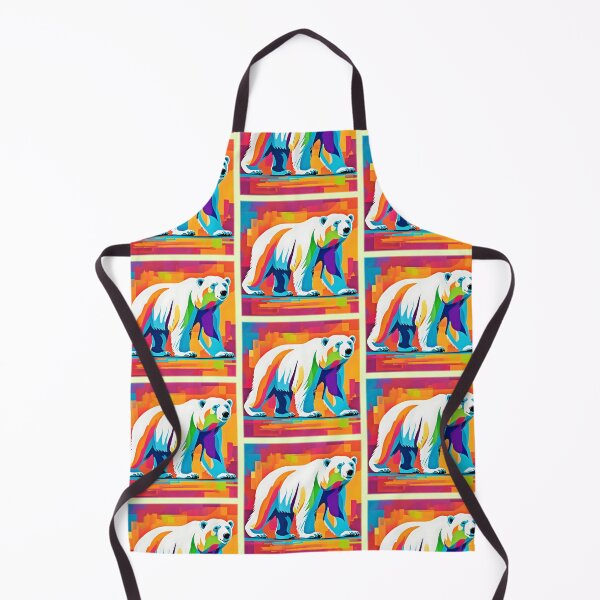 Item preview, Vibrant Polar Bear designed and sold by Health And Fitness Posts e-Store.