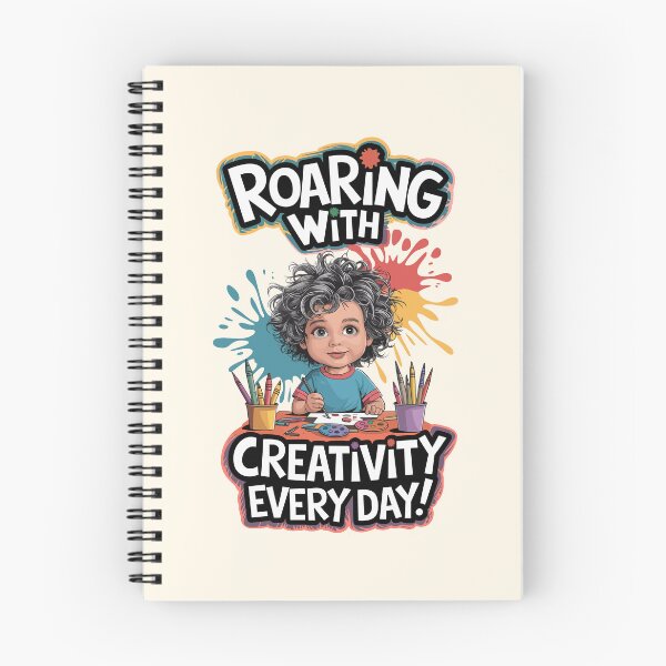 Item preview, Roaring with Creativity Every Day - Artistic Kids Design designed and sold by MolonasDesigns.