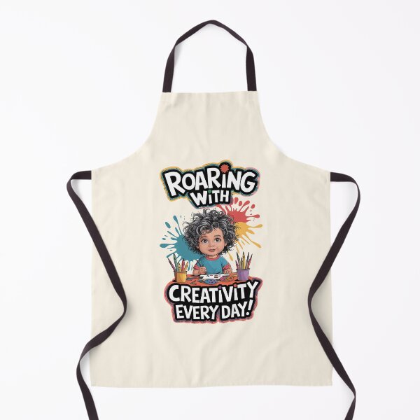 Item preview, Roaring with Creativity Every Day - Artistic Kids Design designed and sold by MolonasDesigns.