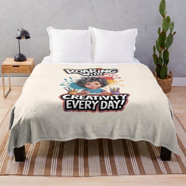 Item preview, Roaring with Creativity Every Day - Artistic Kids Design designed and sold by MolonasDesigns.