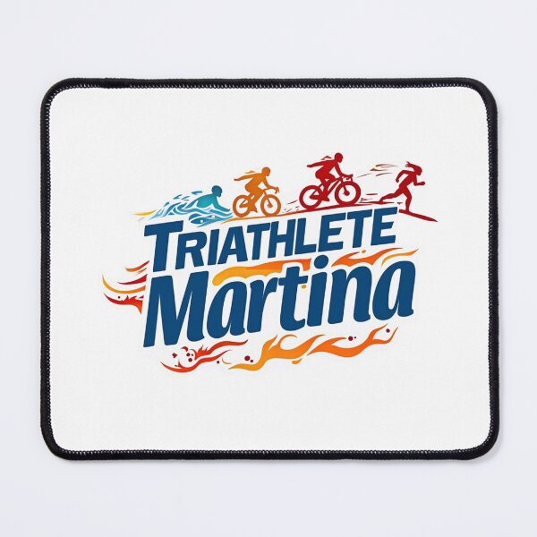 Item preview, Dynamic Triathlete Martina - Swim, Bike, Run designed and sold by Triathlongram.