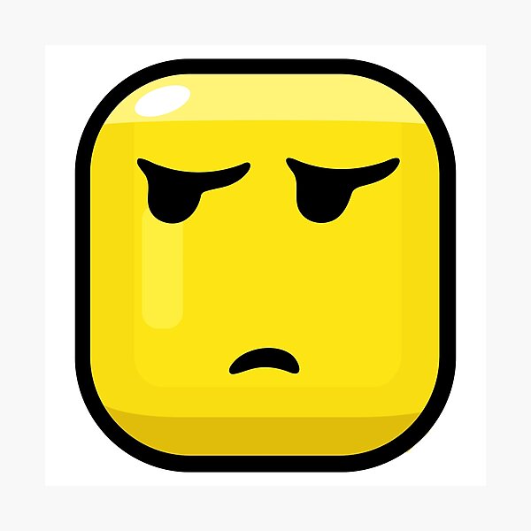 Item preview, Roblox Head Emoji Video Game Design  designed and sold by Gamify Store.