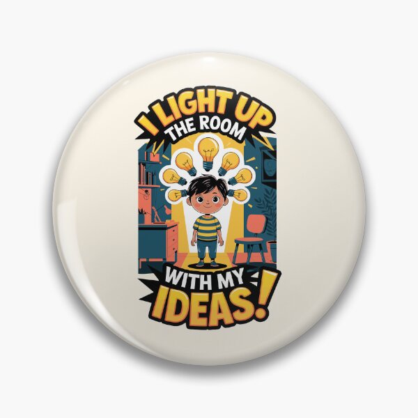 Item preview,  I Light Up the Room with My Ideas - Creative Kids Design designed and sold by MolonasDesigns.