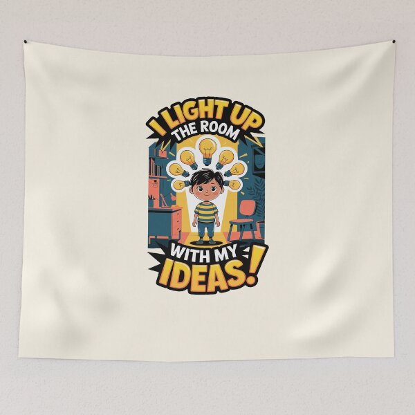Item preview,  I Light Up the Room with My Ideas - Creative Kids Design designed and sold by MolonasDesigns.