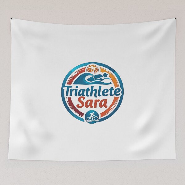 Item preview, Copy of Dynamic Triathlete Sara - Swim, Bike, Run designed and sold by Triathlongram.