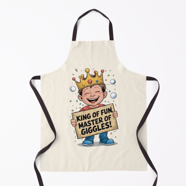 Item preview, King of Fun, Master of Giggles - Funny Kids Design designed and sold by MolonasDesigns.