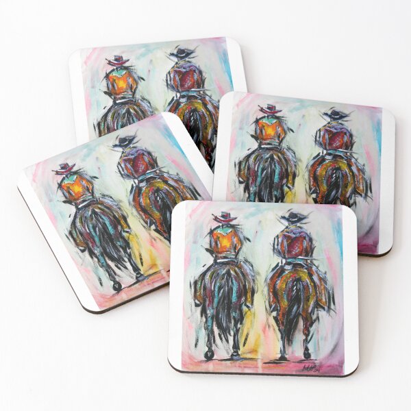 Item preview, The Cowboys Ride Away designed and sold by MTPArtwork.