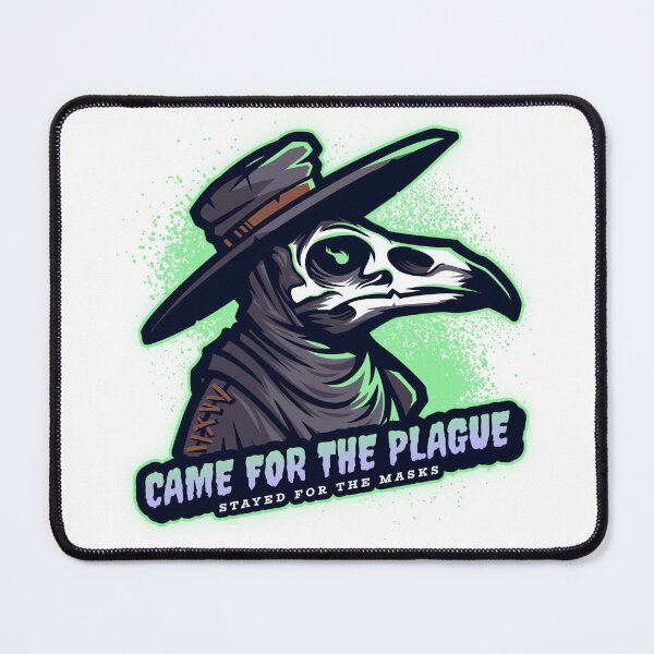 Item preview, Came for the plague stayed for the masks t-shirt plague dr macabre designed and sold by tattookaz.