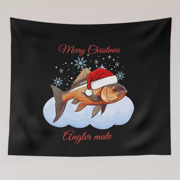 Item preview, Merry Christmas Angler Mate designed and sold by RoxXxaNa94.
