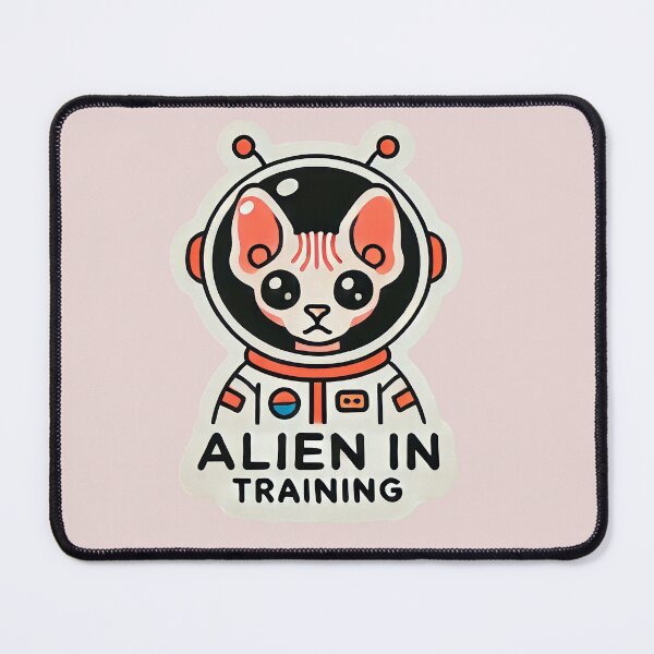 Item preview, Alien Cat In Training designed and sold by SphynxLove855.