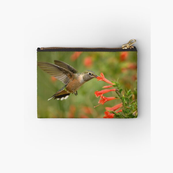 Item preview, Hummingbird and red flowers designed and sold by Eivor Kuchta.