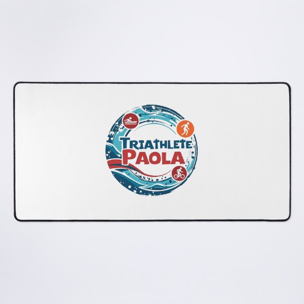 Item preview, Dynamic Triathlete Paola - Swim, Bike, Run designed and sold by Triathlongram.