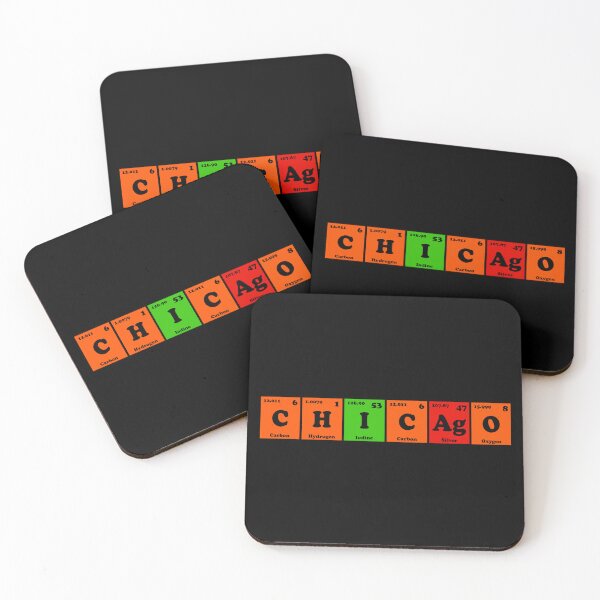 Item preview, Primary Elements of Chicago - C H I C Ag O designed and sold by ScienceCorner.