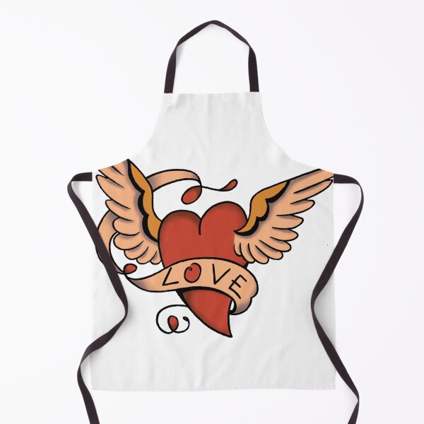 Item preview, love flying heart tattoo designed and sold by El-Tiger.