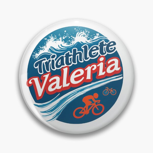 Item preview, Dynamic Triathlete Valeria - Swim, Bike, Run designed and sold by Triathlongram.