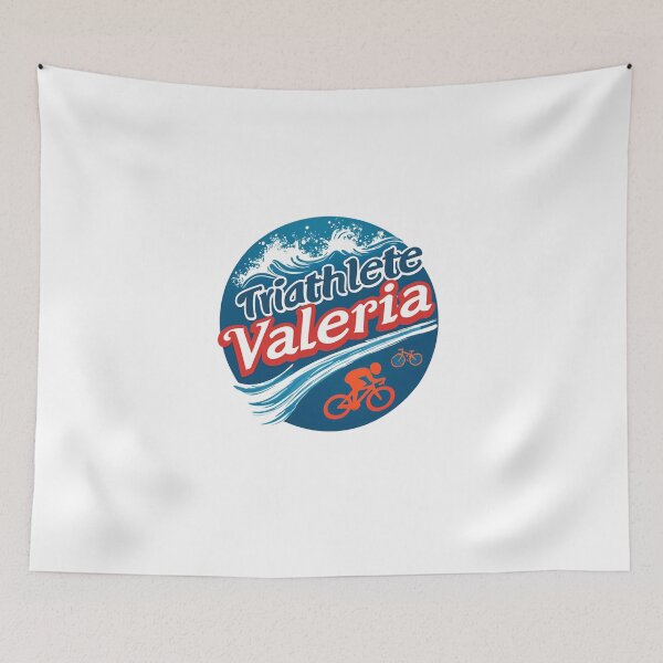 Item preview, Dynamic Triathlete Valeria - Swim, Bike, Run designed and sold by Triathlongram.