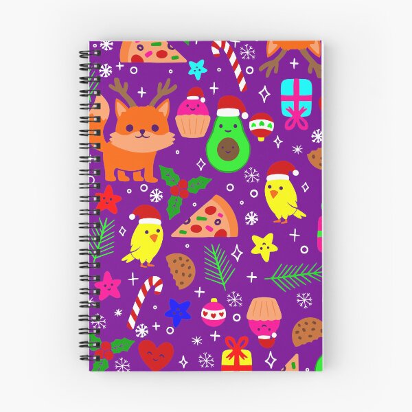 Item preview, christmas pizza chick bird avocado purple  designed and sold by Gossip Rag.