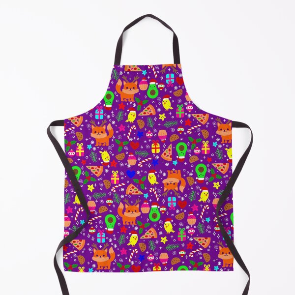 Item preview, christmas pizza chick bird avocado purple  designed and sold by Gossip Rag.