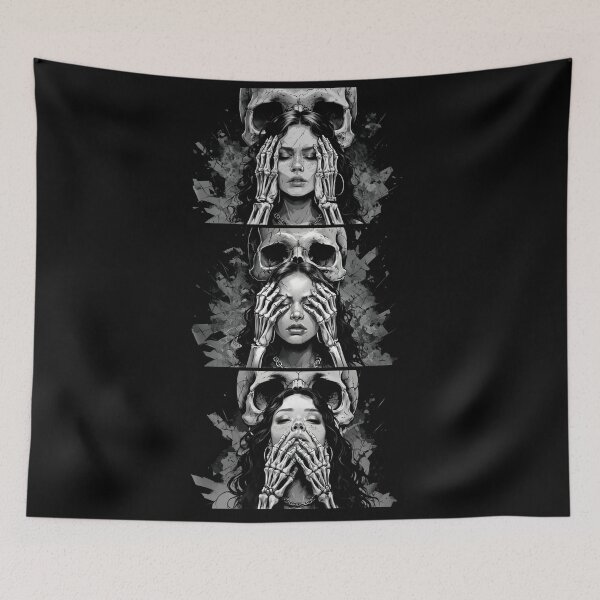 Item preview, hear no evil see no evil speak no evil  designed and sold by EccentricsByE.