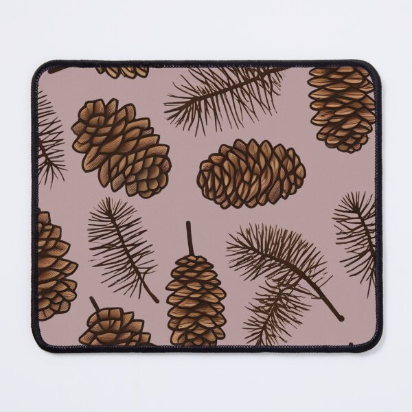 Item preview, Pine Nuts and Dried Pine Leaves Aged Pink Background designed and sold by Ciervo Primavera.