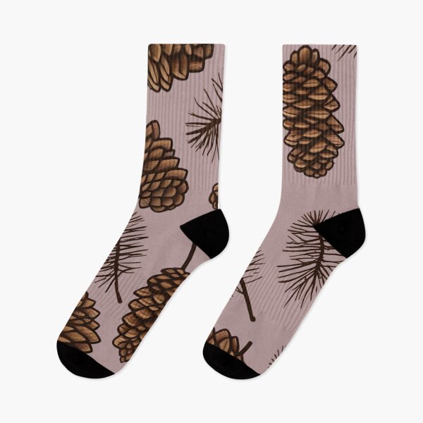 Item preview, Pine Nuts and Dried Pine Leaves Aged Pink Background designed and sold by Ciervo Primavera.