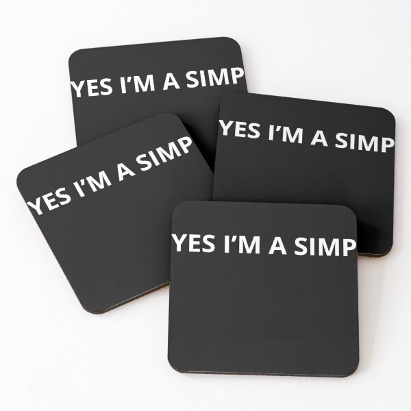 Item preview, YES I'M A SIMP designed and sold by BearBrush.