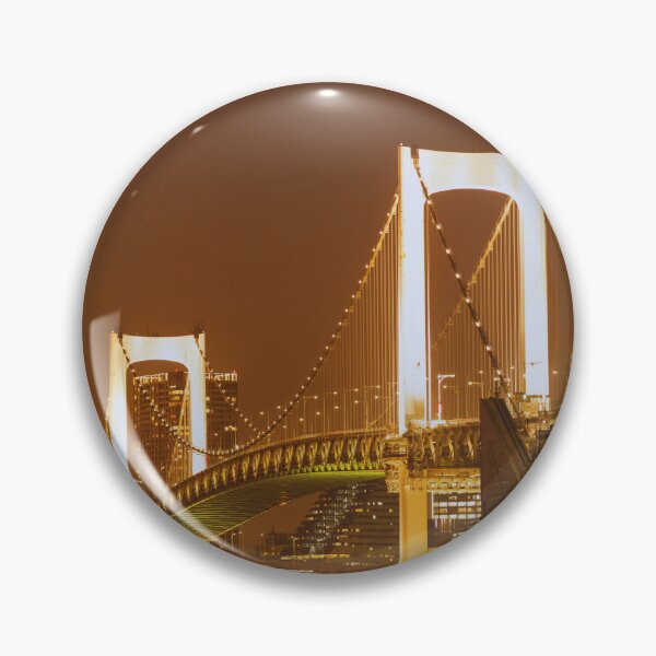 Item preview, Rainbow Bridge in Odaiba at Night designed and sold by JAPANESE FAVORITES.