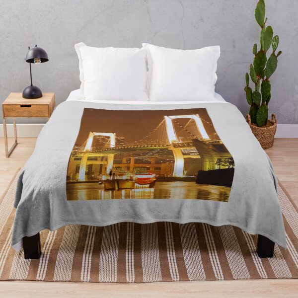 Item preview, Rainbow Bridge in Odaiba at Night designed and sold by JAPANESE FAVORITES.