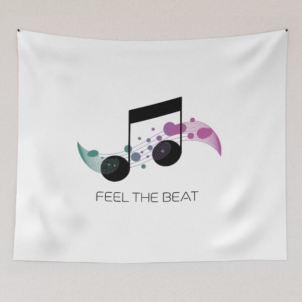 Item preview, Feel The Beat - Abstract Note Key designed and sold by MrERNST.