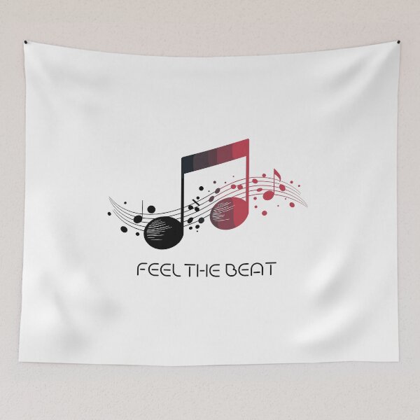 Item preview, Feel The Beat - Abstract Note Key designed and sold by MrERNST.