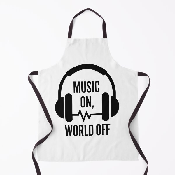 Item preview, Music On, World Off - Minimalist Headphones designed and sold by MrERNST.