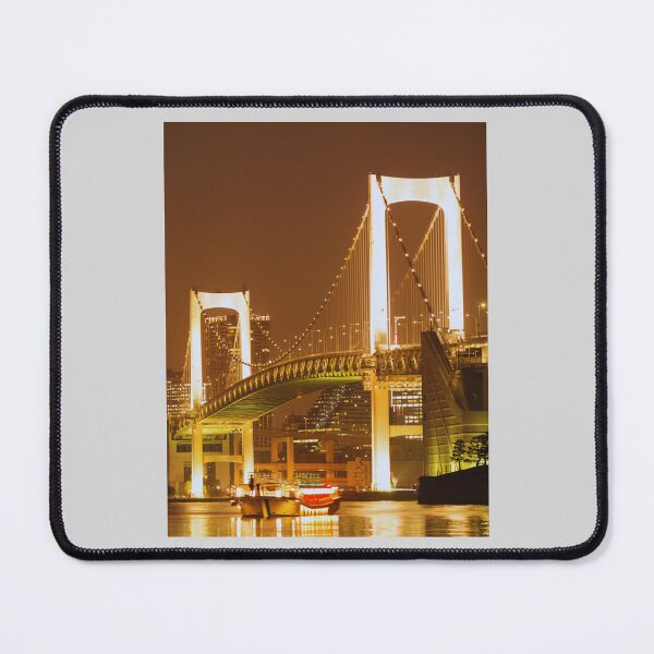 Item preview, Rainbow Bridge in Odaiba at Night designed and sold by JAPANESE FAVORITES.