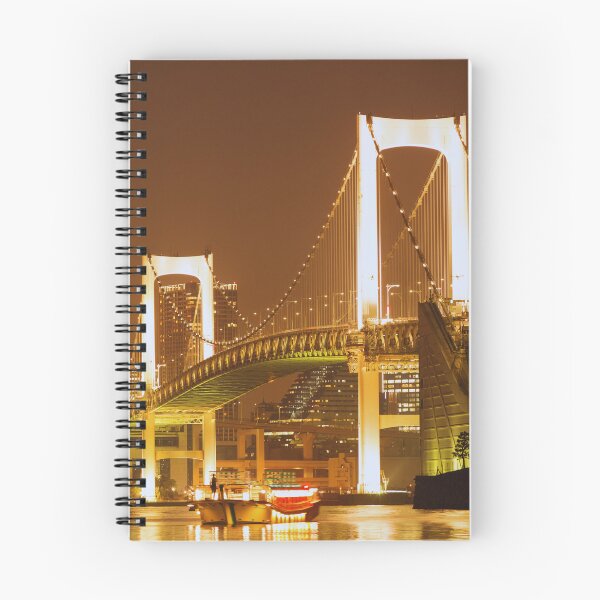 Item preview, Rainbow Bridge in Odaiba at Night designed and sold by JAPANESE FAVORITES.