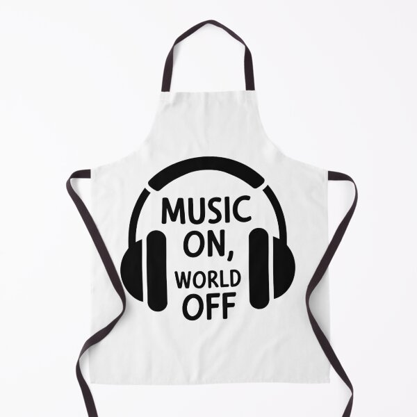 Item preview, Music On, World Off - Minimalist Headphones designed and sold by MrERNST.