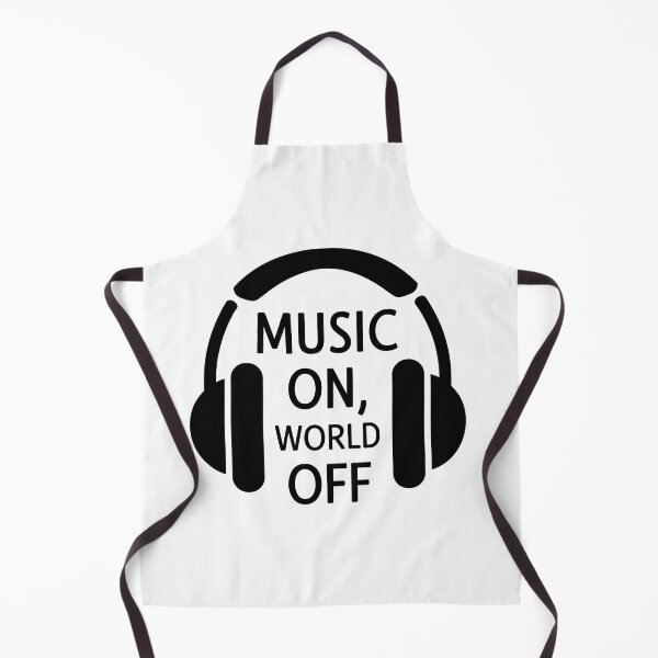 Item preview, Music On, World Off - Minimalist Headphones designed and sold by MrERNST.
