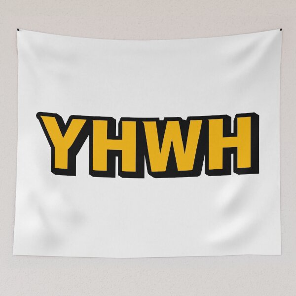 Item preview, YHWH, Christian Quotes designed and sold by MoriaStore.