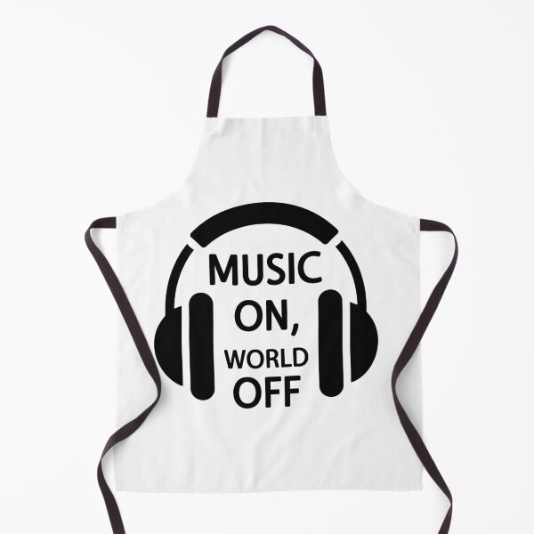 Item preview, Music On, World Off - Minimalist Headphones designed and sold by MrERNST.
