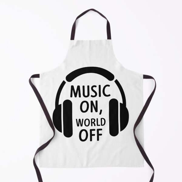 Item preview, Music On, World Off - Minimalist Headphones designed and sold by MrERNST.