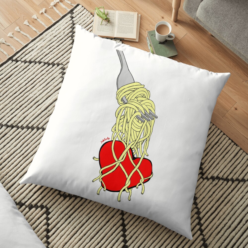 Pasta Love Floor Pillow