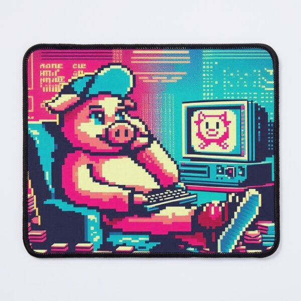 Artikelvorschau, Schwein-Gamer entworfen und verkauft von deepdrinks.