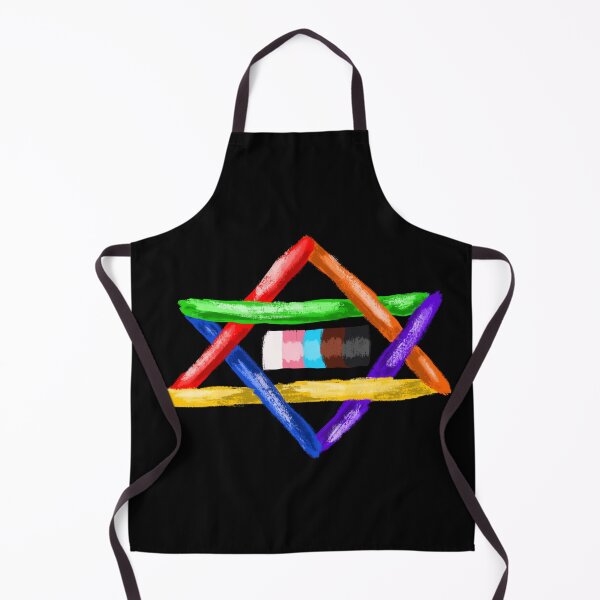 Item preview, Magen David Pride in Outline designed and sold by KaravanaLA.