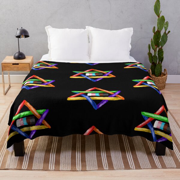 Item preview, Magen David Pride in Outline designed and sold by KaravanaLA.