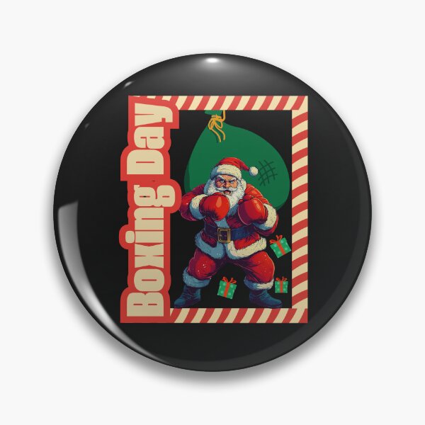 Item preview, Boxing Day Santa Fighter Retro Christmas Design designed and sold by DominEdge.