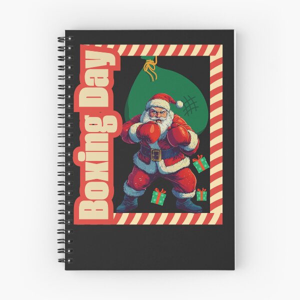 Item preview, Boxing Day Santa Fighter Retro Christmas Design designed and sold by DominEdge.