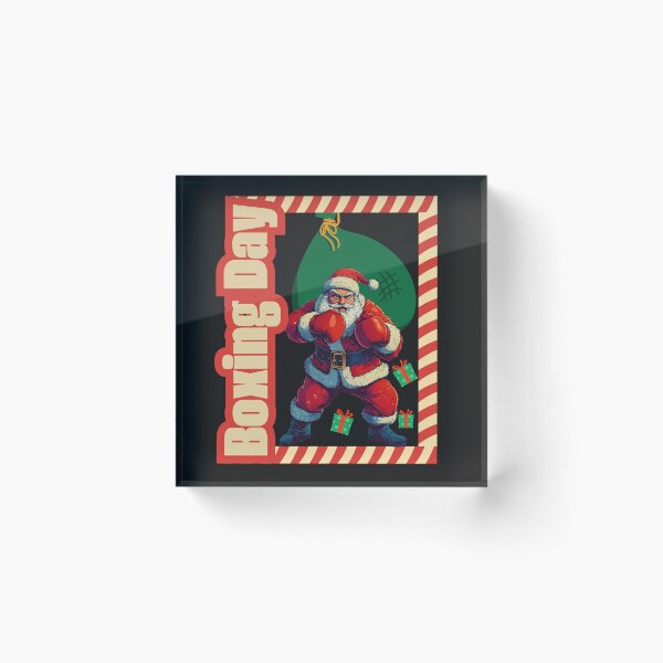 Item preview, Boxing Day Santa Fighter Retro Christmas Design designed and sold by DominEdge.